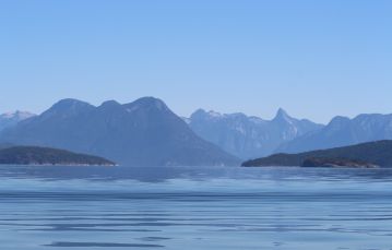 Calm blue ocean