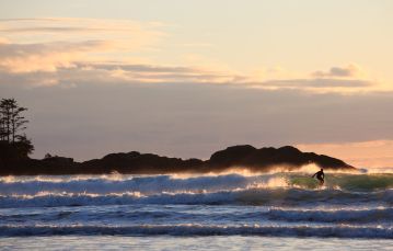 Surfer in Tofino